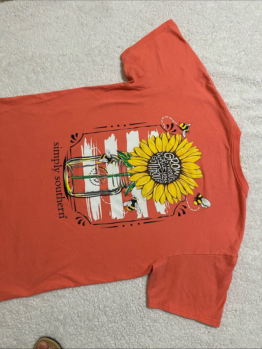 Simply Southern women’s size large Coral Short-sleeve shirt - Picture 10 of 16